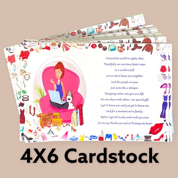 Posh World 25 4X6 Cards PRICE IS FIRM. - Picture 2 of 5